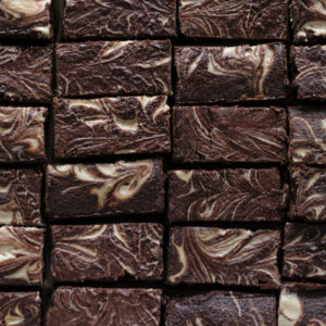 Vanilla Cheesecake Brownie (GF, VE)